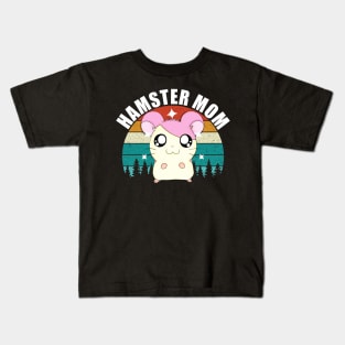 Hamster mom - Anime style Hamster Lover Kids T-Shirt